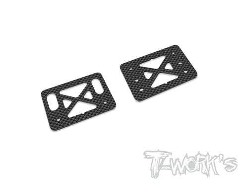 TO-354-N	One Piece Graphite Rear Wing Stay Reinforcement And Heightening Plate ( For Kyosho MP11 )