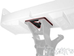 TO-354-N	One Piece Graphite Rear Wing Stay Reinforcement And Heightening Plate ( For Kyosho MP11 )