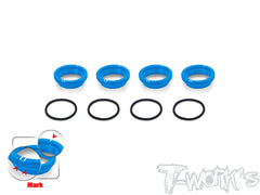 TO-356   Alum. 1/8 Off Road Shock Spring Adjuster 16mm ( AE/Mugen/Kyosho/SWORKZ/Infinity/HN )  4pcs.