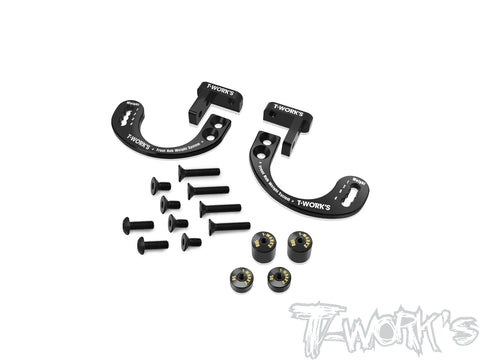 TO-358-AE   Front Hub Weight System ( For Team Associated RC8 B4.1/B4/T4 )  Can't use 16 Degress KPI