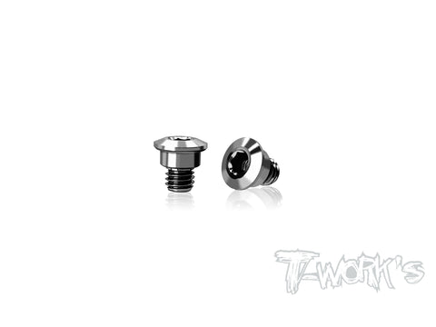 TP-132-F     64 Titanium Upper Deck Screw  ( For Mugen MTC2/MTC2R/MTC3 ) 2pcs.