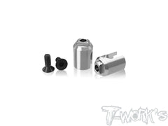 TP-179-A800R  64 Titanium Solid BB Driveshaft Adapters ( For Awesomatix A800R/MMX )