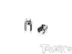 TP-179-X4'26   64 Titanium Solid BB Driveshaft Adapters  ( For Xray X4'26)