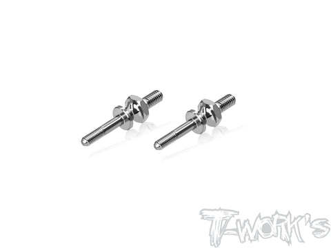 TP-182	64 Titanium Front Shock Standoffs M4/M3 ( For Xray XB8 2023/XB8E'25/XB8'25 ) 2pcs.