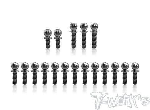 TP-194   64 Titanium Ball End set ( For Xray XB2'24 )18pcs.