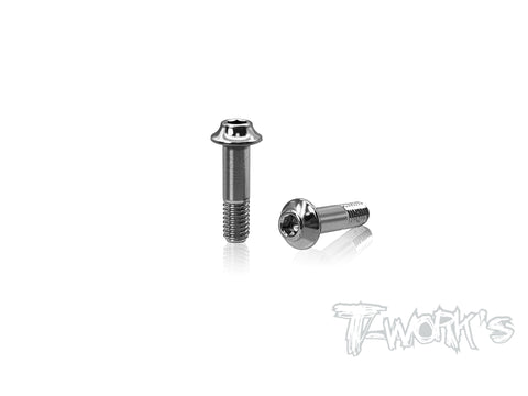 TP-199-B 64 Titanium Rear Body Mount Arm Pin & Saver Crew ( For Mugen MSB1 & MRX ) 2pcs.