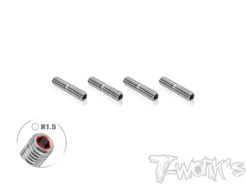 TP-203   64 Titanium Upper Arm Turnbuckle 3*13mm ( For Yokomo MS1.0) 4pcs.