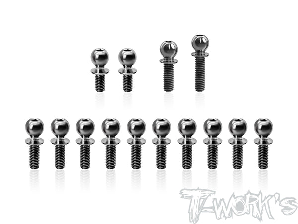 TP-212 64 Titanium Ball End set ( For Xray XB2D'25 )14pcs. – T