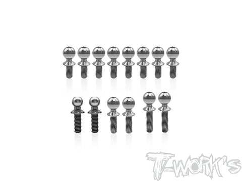 TP-217   64 Titanium Ball End set ( For Team Associated RC10 4WD ) 14pcs.