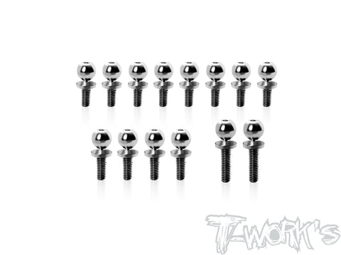 TP-220-22X-AC/DC	64 Titanium Ball End set ( For TLR 22X AC/DC ）14pcs.
