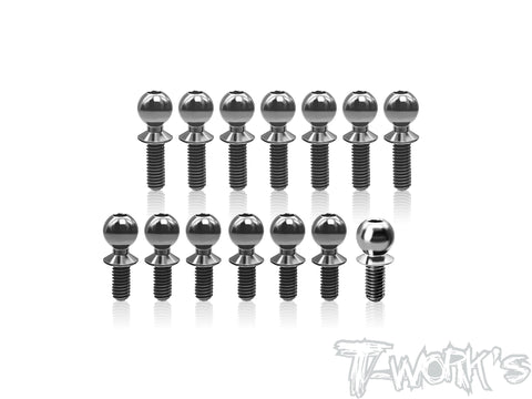 TP-220-RC10B84.1     64 Titanium Ball End set  ( For Team Associated RC10 B84.1/B84.1D ) 16pcs.