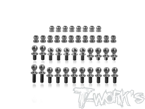 TP-220-MS2.0 64 Titanium Ball End set ( For Yokomo MS2.0 ) 42pcs.