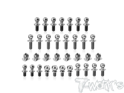 TP-220-Mi10 64 Titanium Ball End Set ( For Schumacher Mi10 )