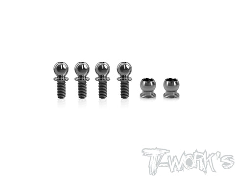 TP-220-NT1'27   64 Titanium Ball End set  ( For Xray NT1 2027 ) 6pcs.