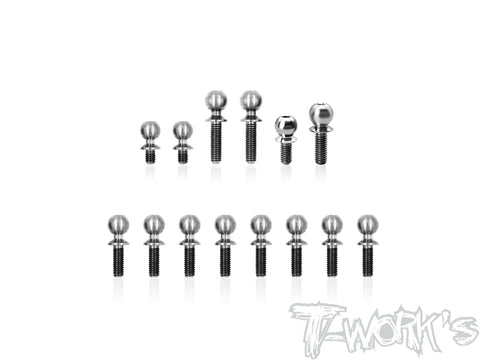 TP-220-RC10B7.1C	64 Titanium Ball End set  ( For Team Associated RC10 B7.1C ) 14pcs.
