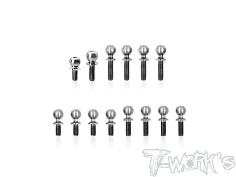 TP-220-RC10B7.1D 	64 Titanium Ball End set  ( For Team Associated RC10 B7.1D ) 14pcs.