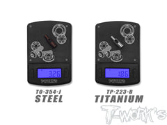 TP-223    64 Titanium King Pin S/L  ( Kyosho MP11 ) 2pcs.