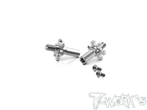 TP-224-B	64 Titanium Light Weight Front Axle ( For TLR 22X AC/DC )