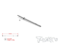 TP-228-A  64 Titanium Rear Axle ( For Xpress Pixel Z1 ) 1pc.