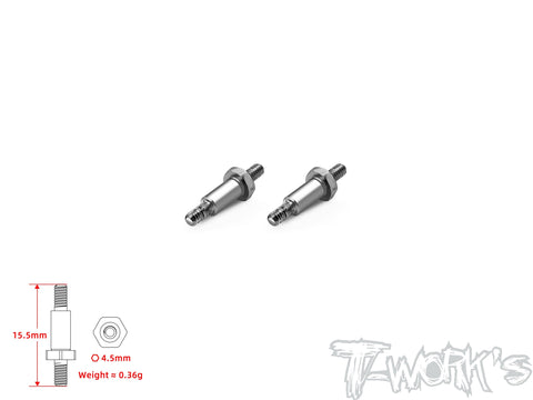 TP-228-B  64 Titanium Front Steering Axle ( For Xpress Pixel Z1 ) 2pcs.
