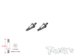 TP-228-B  64 Titanium Front Steering Axle ( For Xpress Pixel Z1 ) 2pcs.