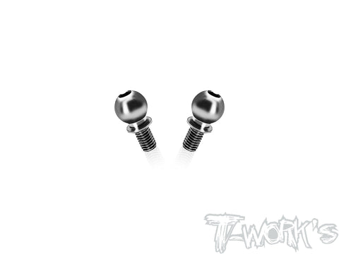 TP-X4-L	   64 Titanium 6mm Ballstud With M3x5 ( For Xray X4'23/X4F'24/X4F'25/X4'25 ) 2pcs.