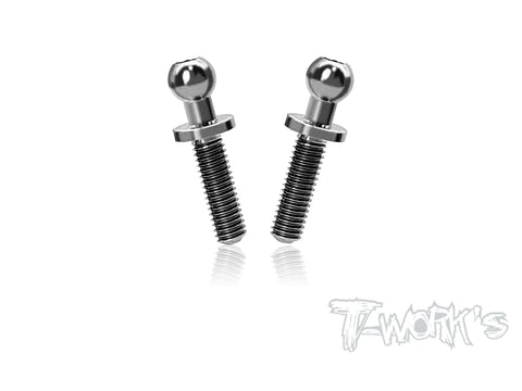TP-Y-LLH   64 Titanium 4.3 x 10mm Ball End ( For Yokomo ) 2pcs.
