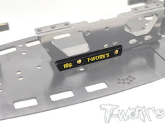 TE-A800R-A   Brass Motor Mount Weights Set 7 + 7.5 + 10g ( For Awesomatix A800R )
