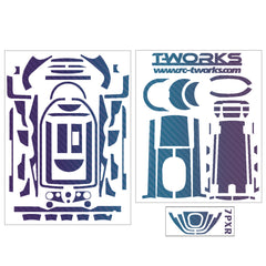 TS-040 3D Colors Graphite Sticker (For Futaba 7PX / 7PXR ) 6Colors