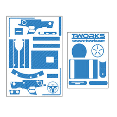 TS-050 3D Graphite Sticker ( For FlySky NB4 / NB4+ )6Colors