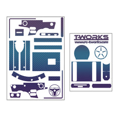 TS-050 3D Graphite Sticker ( For FlySky NB4 / NB4+ )6Colors