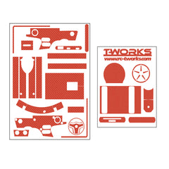 TS-050 3D Graphite Sticker ( For FlySky NB4 / NB4+ )6Colors