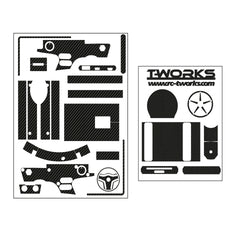 TS-050 3D Graphite Sticker ( For FlySky NB4 / NB4+ )6Colors