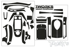 TS-076  3D Graphite Radio Skin Sticker ( For FLYSKY GT-5 ) 6colors