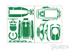 TS-080M    Metal Chrome Radio Radio Skin Sticker ( For FLYSKY FS-G11P )  4 Colors