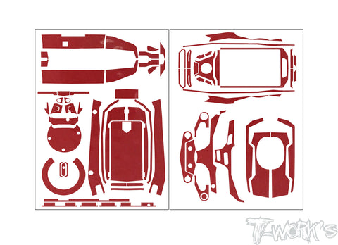 TS-080M    Metal Chrome Radio Radio Skin Sticker ( For FLYSKY FS-G11P )  4 Colors