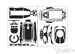 TS-080   3D Graphite Radio Skin Sticker ( For FLYSKY FS-G11P )  6colors