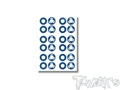 TS-084	3D Graphite AE RC28 Rims Sticker 6set.
