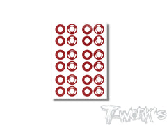 TS-084	3D Graphite AE RC28 Rims Sticker 6set.