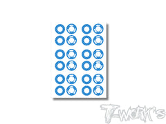 TS-084	3D Graphite AE RC28 Rims Sticker 6set.