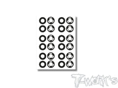 TS-084	3D Graphite AE RC28 Rims Sticker 6set.