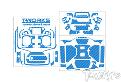 TS-088   3D Graphite Radio Skin Sticker ( For FUTABA T32MZ WC )  6colors