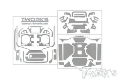 TS-088M    Metal Chrome  Radio Skin Sticker ( For FUTABA T32MZ WC )  4 Colors