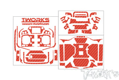 TS-088   3D Graphite Radio Skin Sticker ( For FUTABA T32MZ WC )  6colors