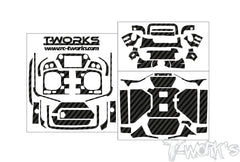 TS-088   3D Graphite Radio Skin Sticker ( For FUTABA T32MZ WC )  6colors