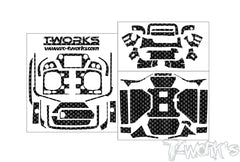 TS-089   Shiny Graphite Sticker ( For FUTABA T32MZ WC )