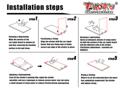 TS-090-A  T-WORK'S Setting Board Skin Sticker A