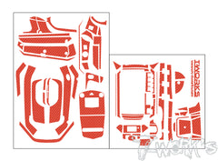 TS-091	3D Graphite Radio Skin Sticker ( For Sense S10 )