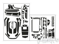 TS-091	3D Graphite Radio Skin Sticker ( For Sense S10 )