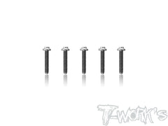 TSS-U-5 64 Titanium M2 Hex. Socket UFO Head Screw 5Pcs.